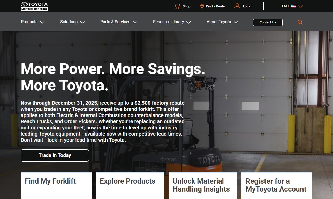 Toyota Material Handling U.S.A., Inc. Toyota Material Handling U.S.A., Inc.